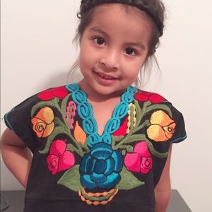 Girl embroidered blouse